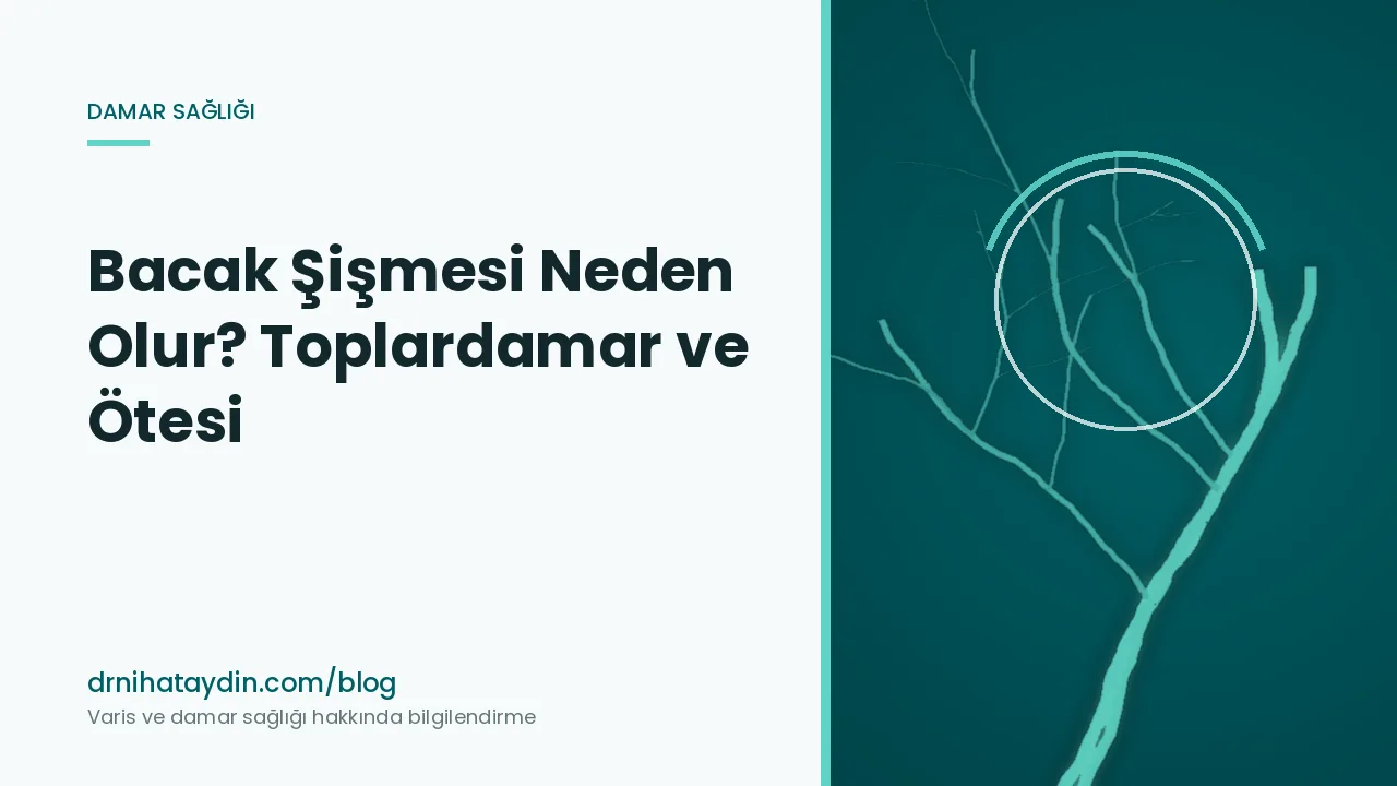 Bacak Şişmesi Neden Olur? Toplardamar ve Ötesi
